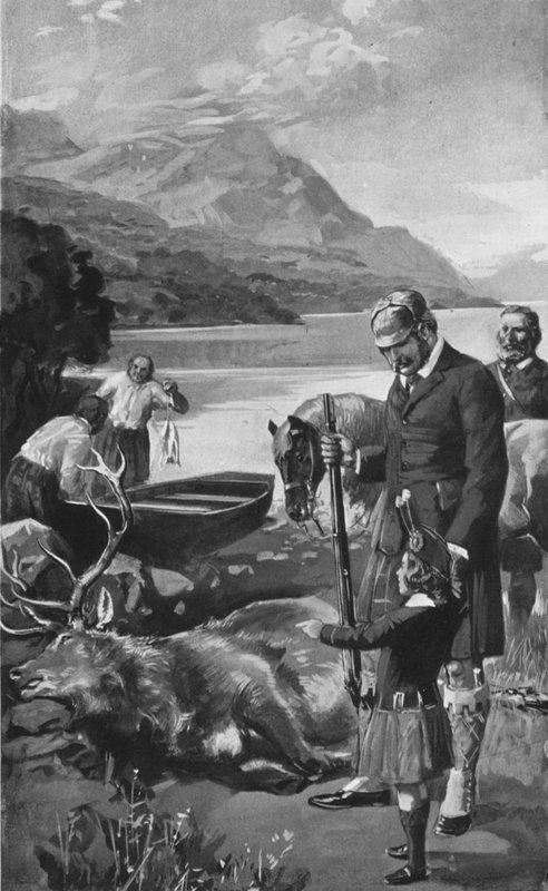 Princ z Walesu jako mladý Highlander od after Charles Mills Sheldon
