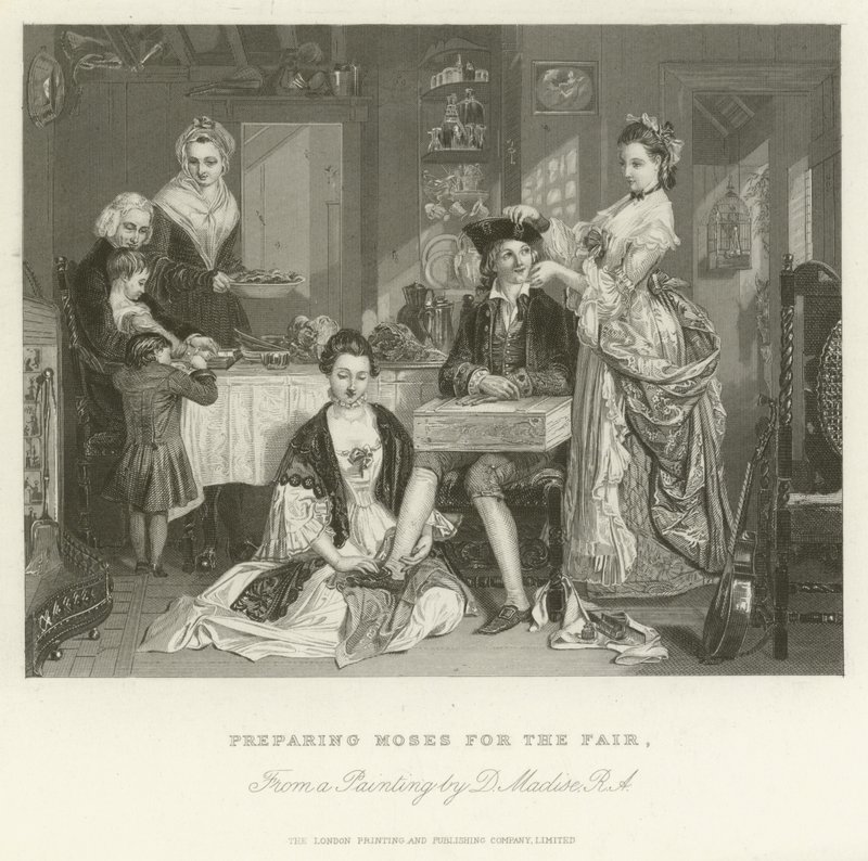 Příprava Mojžíše na veletrh od after Daniel Maclise