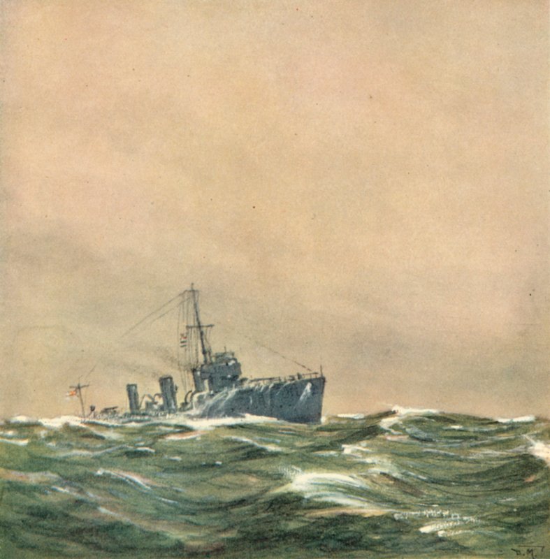 Hlídka v Severním moři od after Donald Maxwell