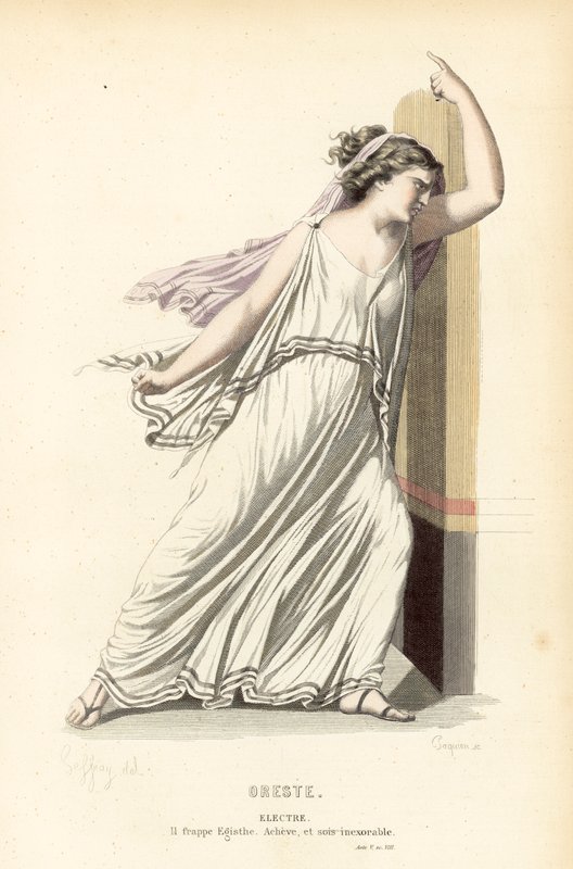 Orestes, Elektra od after Edmond A.F. Geffroy