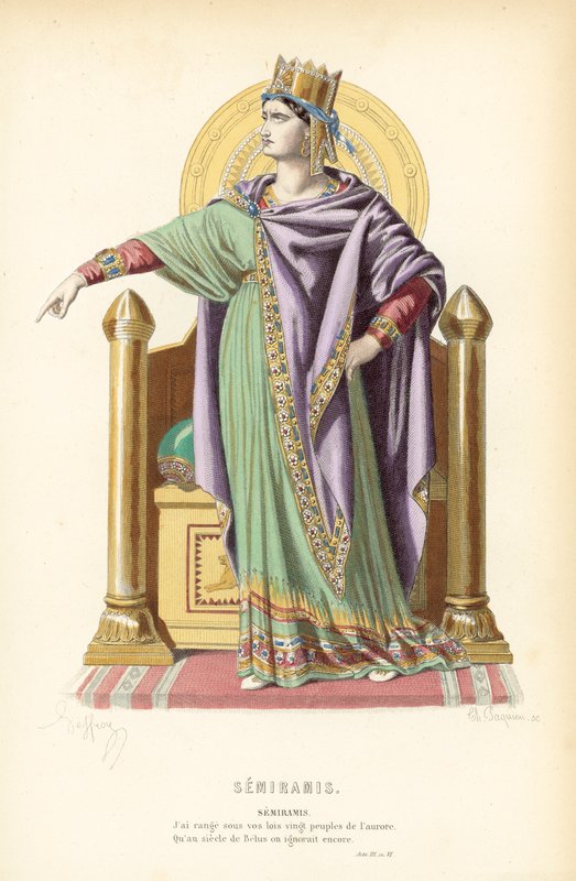Semiramis od after Edmond A.F. Geffroy