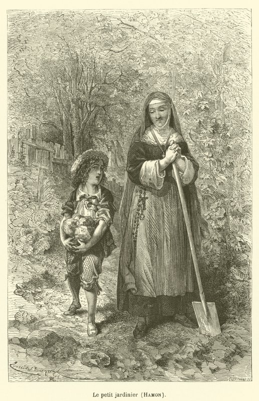 Malý zahradník, Hamon od after Emile Antoine Bayard