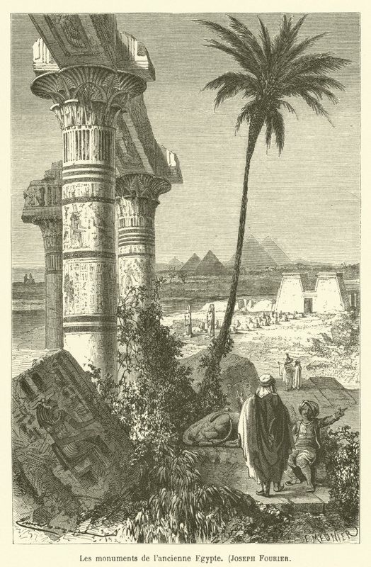 Památky starověkého Egypta, Joseph Fourier od after Emile Antoine Bayard