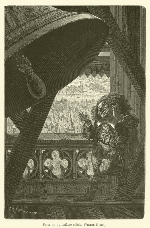 Paříž v patnáctém století, Victor Hugo od after Emile Antoine Bayard