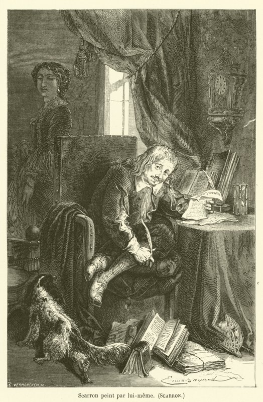 Scarron namaloval sám, Scarron od after Emile Antoine Bayard