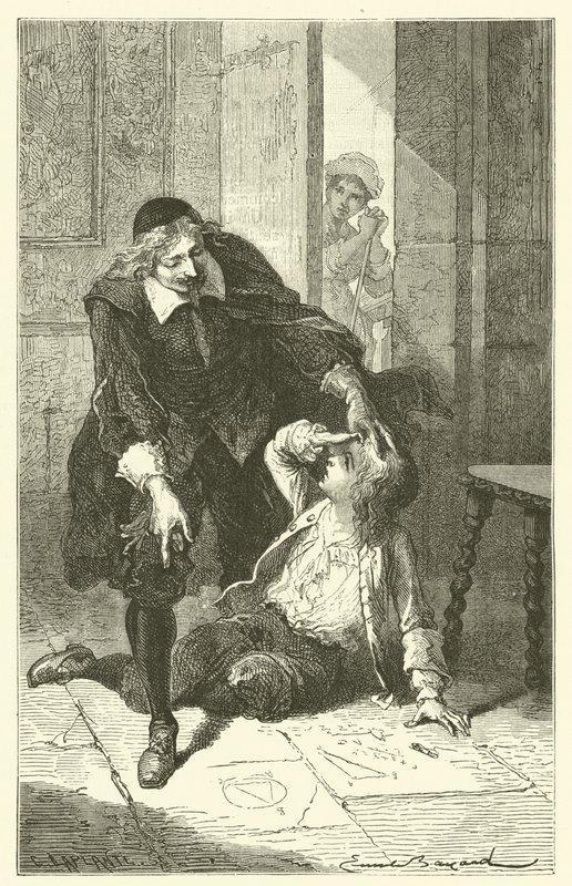 Dětství Blaise Pascala od after Emile Antoine Bayard