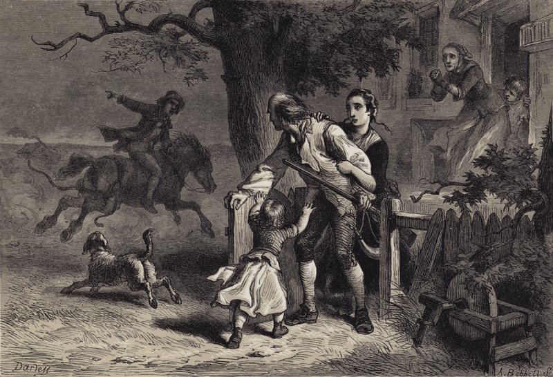 Volání do zbraně od after Felix Octavius Carr Darley