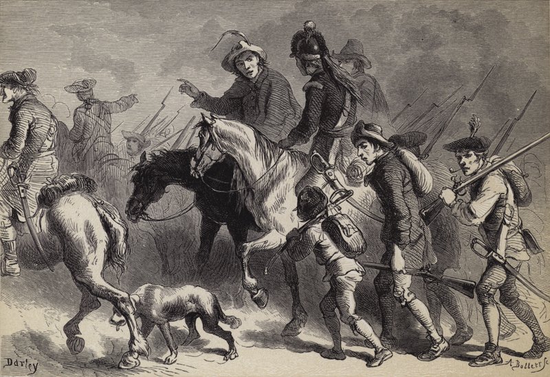 Povstání Nové Anglie Yeomanry od after Felix Octavius Carr Darley