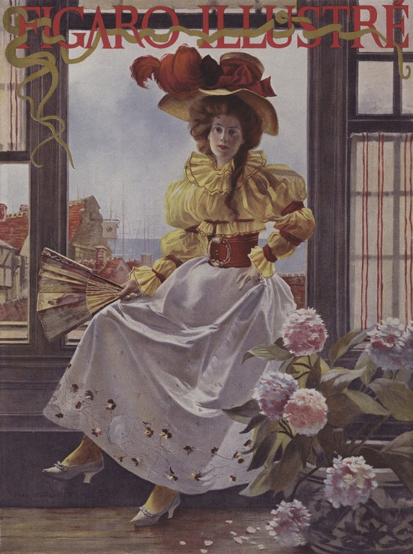 Čekání. Obálka Le Figaro Illustre, prosinec 1893 od after Francois Flameng
