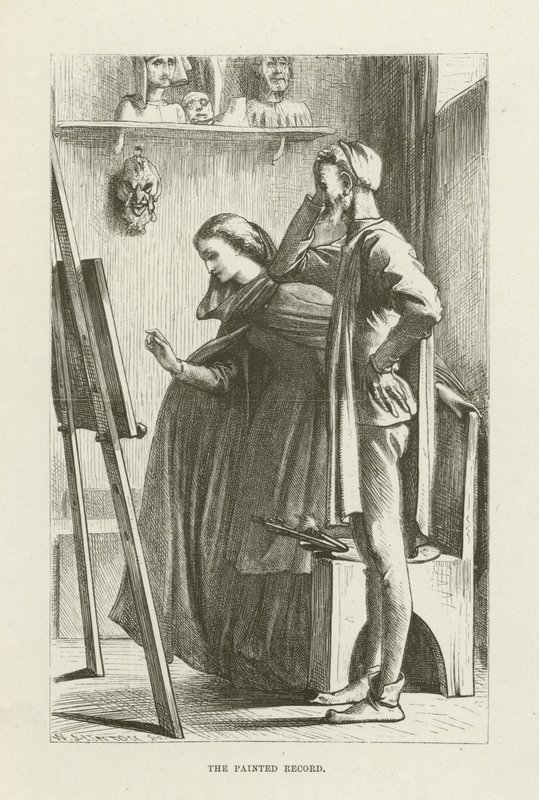 Ilustrace pro Romolu od George Eliota od after Frederic Leighton