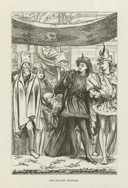 Ilustrace pro Romolu od George Eliota od after Frederic Leighton