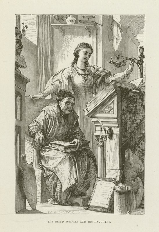 Ilustrace pro Romolu od George Eliota od after Frederic Leighton