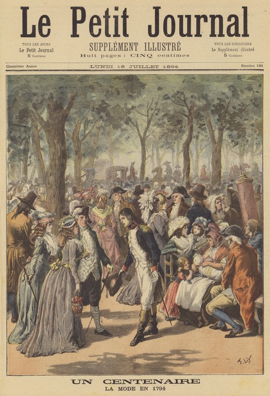 Sto let: móda v roce 1794 od after Frederic Theodore Lix
