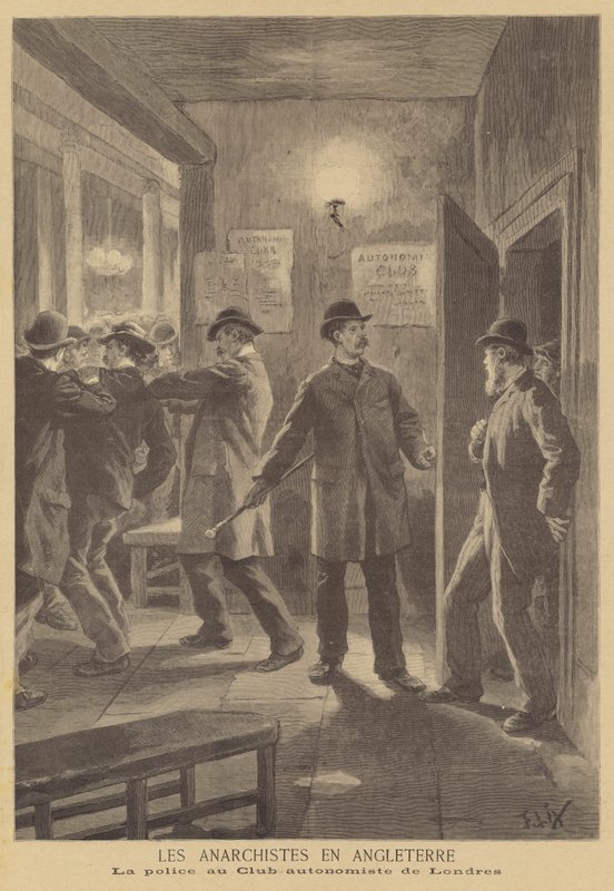 Anarchisté v Anglii od after Frederic Theodore Lix