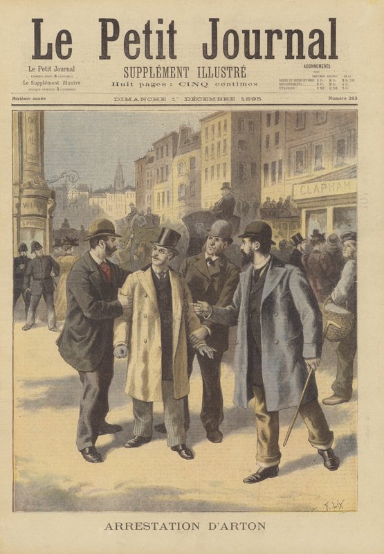 Zatčení Emile Artona od after Frederic Theodore Lix