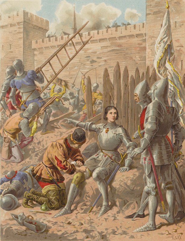 Obležení Paříže (chromolitho) od after Frederic Theodore Lix