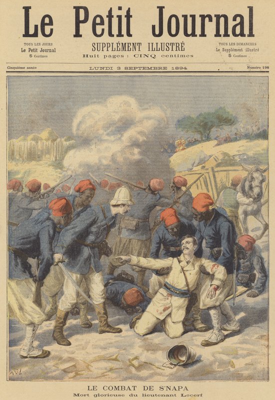 Bitva o Snapa, Horní Niger od after Frederic Theodore Lix