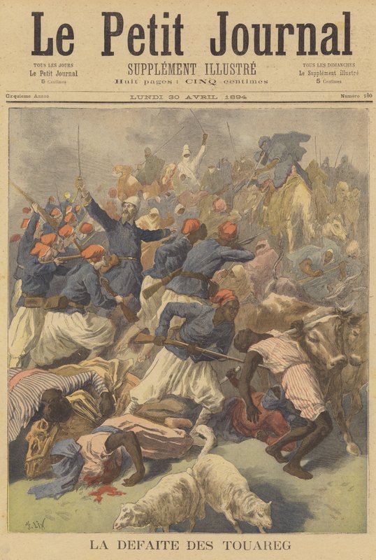 Porážka Tuaregů od after Frederic Theodore Lix