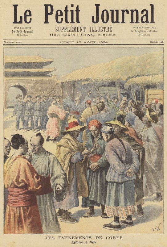 Nepokoje v Soulu v Koreji od after Frederic Theodore Lix