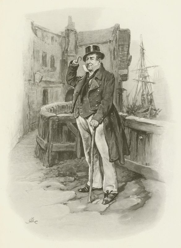 Kapitán Cuttle od after Frederick Barnard