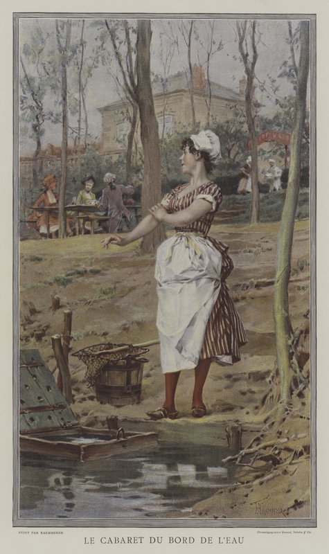 Kabaret na nábřeží od after Frederik Hendrik Kaemmerer