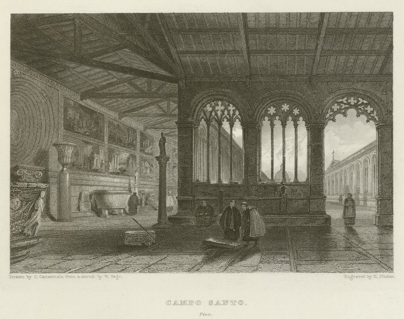 Campo Santo, Pisa od after George Cattermole