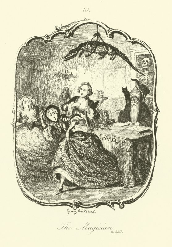 Ilustrace pro Peregrine Pickle od Tobiase Smolletta od after George Cruikshank