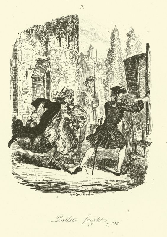 Ilustrace k filmu Peregrine Pickle od Tobiase Smolletta od after George Cruikshank