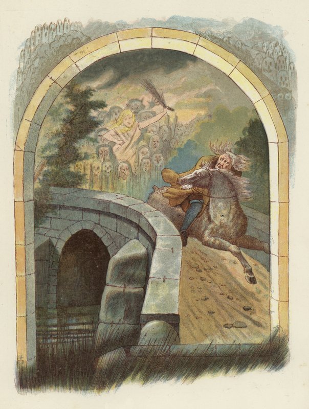Ilustrace pro Tam OShanter od Roberta Burnse od after George Cruikshank