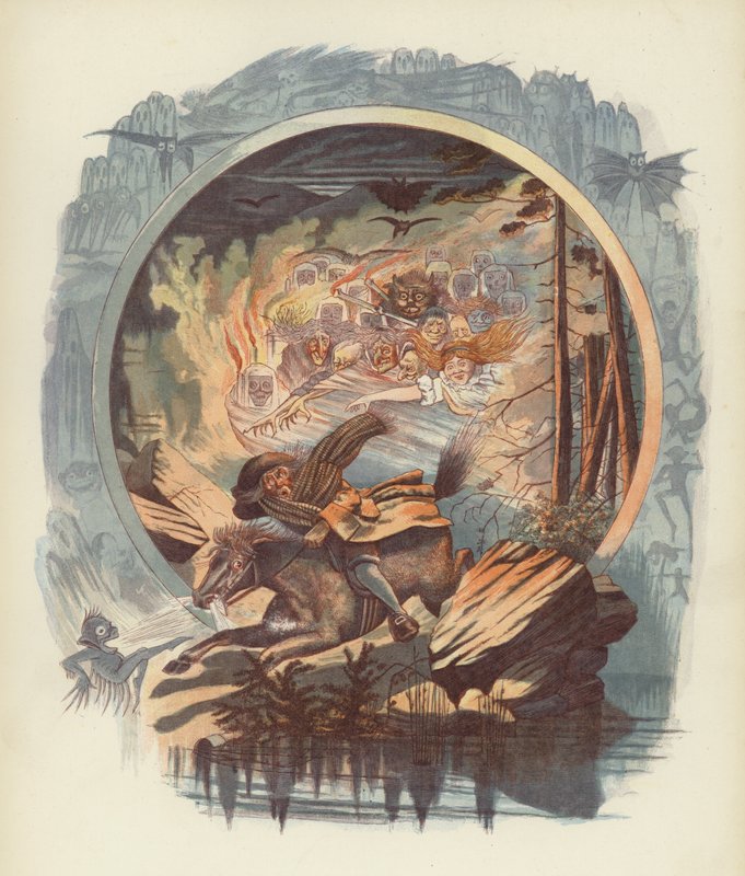 Ilustrace pro Tam OShanter od Roberta Burnse od after George Cruikshank