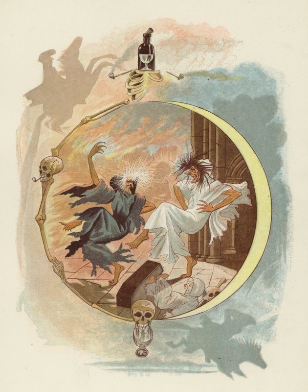 Ilustrace pro Tam OShanter od Roberta Burnse od after George Cruikshank