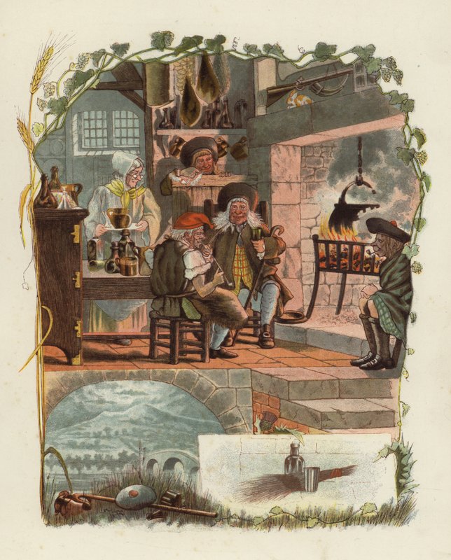 Ilustrace pro Tam OShanter od Roberta Burnse od after George Cruikshank