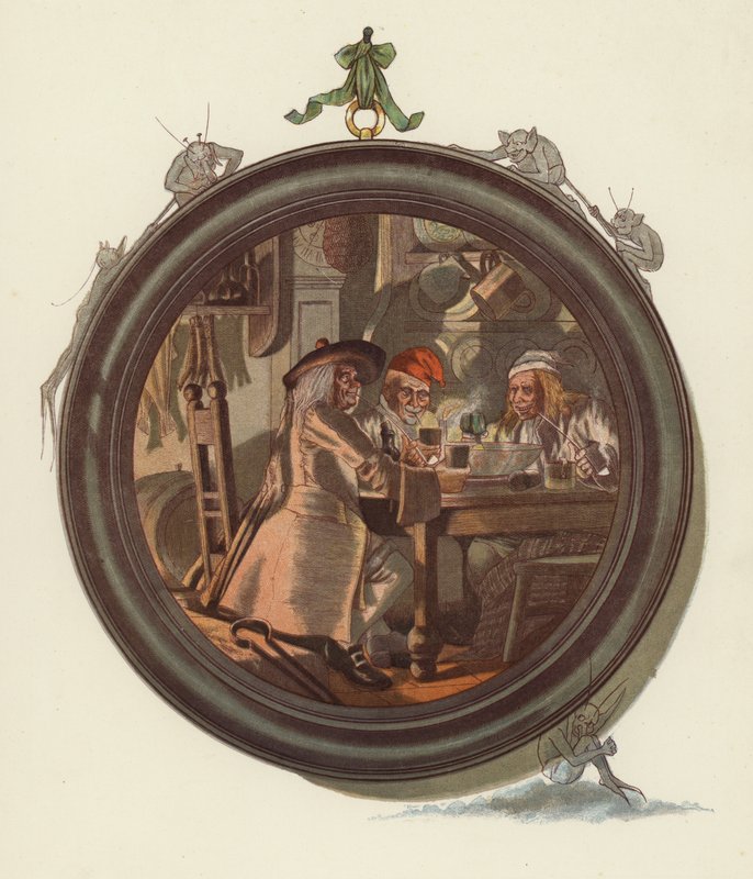 Ilustrace pro Tam OShanter od Roberta Burnse od after George Cruikshank
