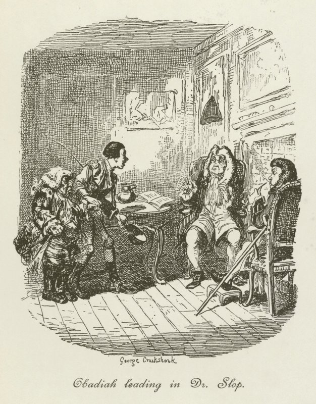 Ilustrace pro Tristram Shandy od after George Cruikshank