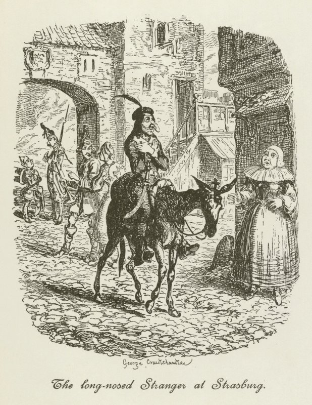 Ilustrace pro Tristram Shandy od after George Cruikshank