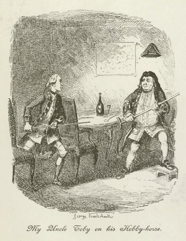 Ilustrace pro Tristram Shandy od after George Cruikshank