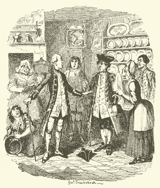 Ilustrace pro Tristram Shandy od after George Cruikshank