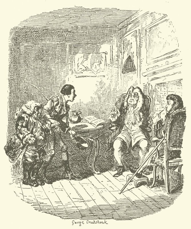 Ilustrace pro Tristram Shandy od after George Cruikshank