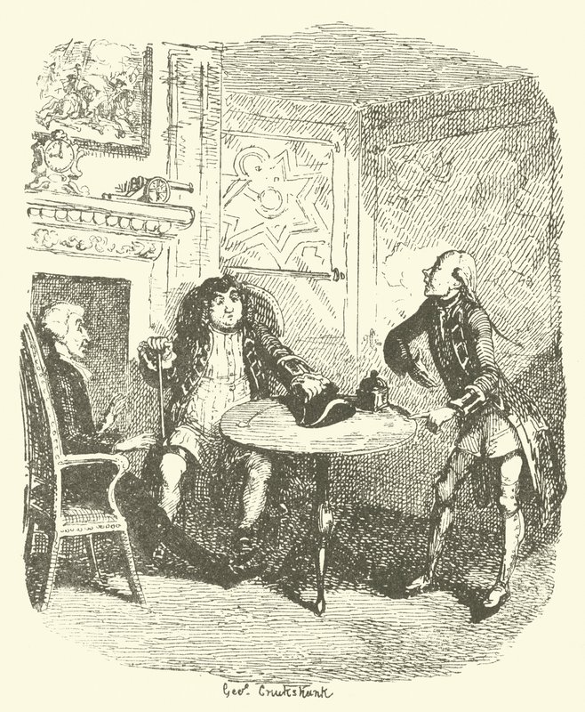 Ilustrace pro Tristram Shandy od after George Cruikshank