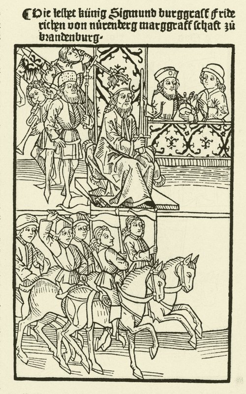 Investitura Fridricha I. z rodu Hohenzollernů jako braniborského markraběte, 1415 od after German School