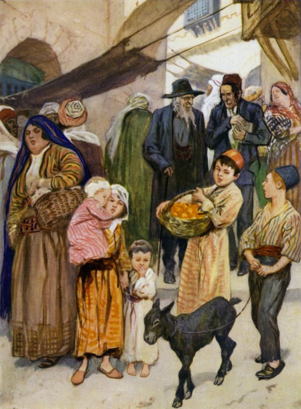 Malý židovský lid od after Gordon Frederick Browne