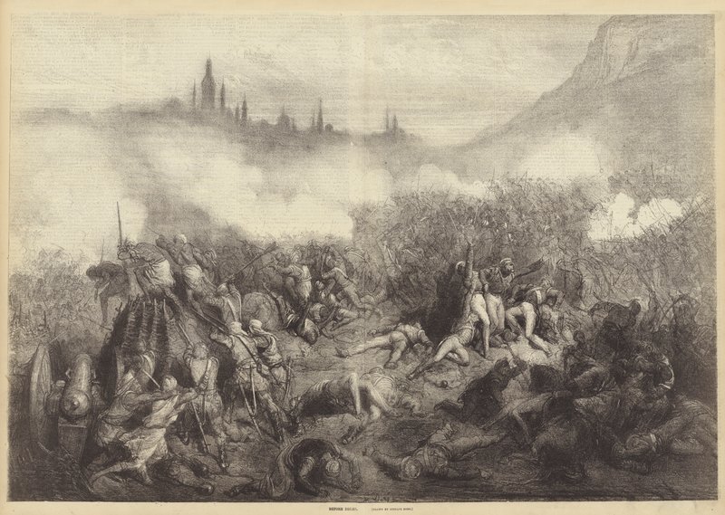 Před Dillí od Gustave after Dore