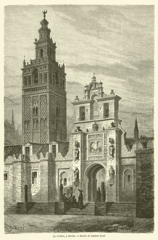 La Giralda, Sevilla od Gustave after Dore