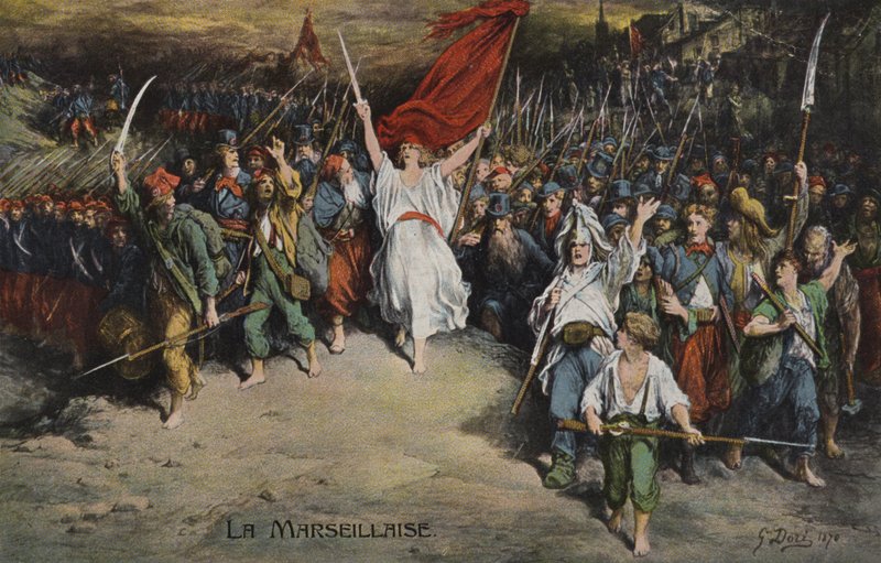 Marseillaise, 1870 od Gustave after Dore