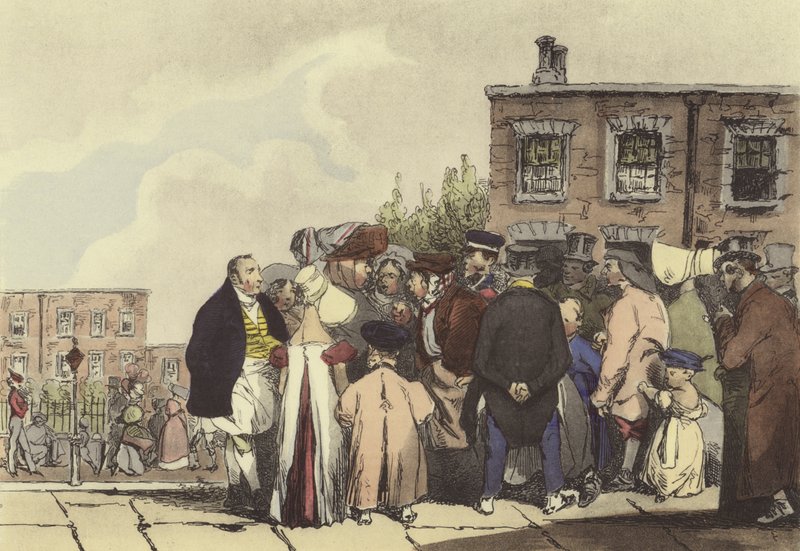 Lidé z Londýna od after Henri Bonaventure Monnier