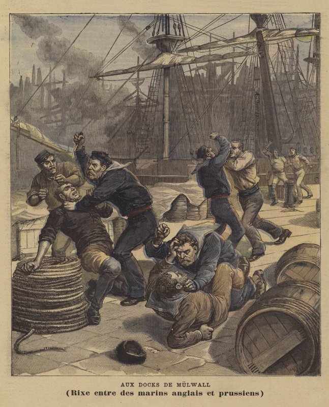 V Millwall Docks od after Henri Meyer