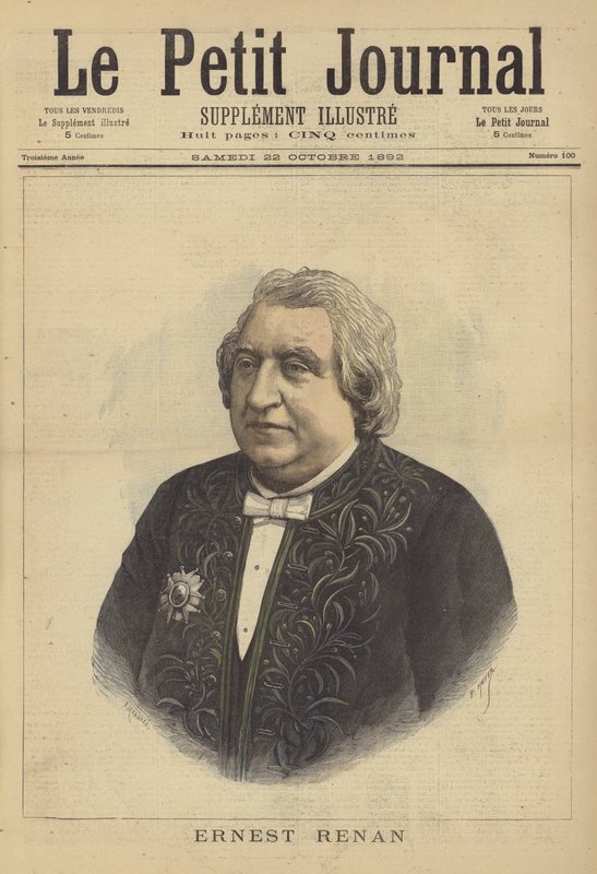 Ernest Renan od after Henri Meyer