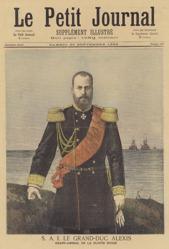 Velkovévoda Alexej, velkoadmirál ruské flotily od after Henri Meyer