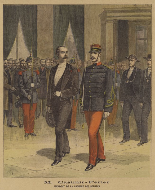 Jean Casimir-Perier, předseda francouzské Poslanecké sněmovny od after Henri Meyer