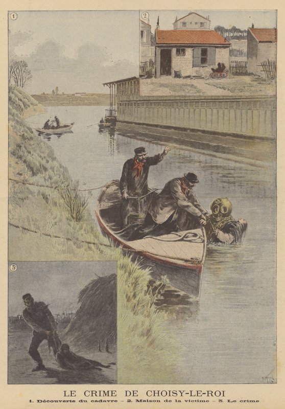 Vražda v Choisy-le-Roi od after Henri Meyer